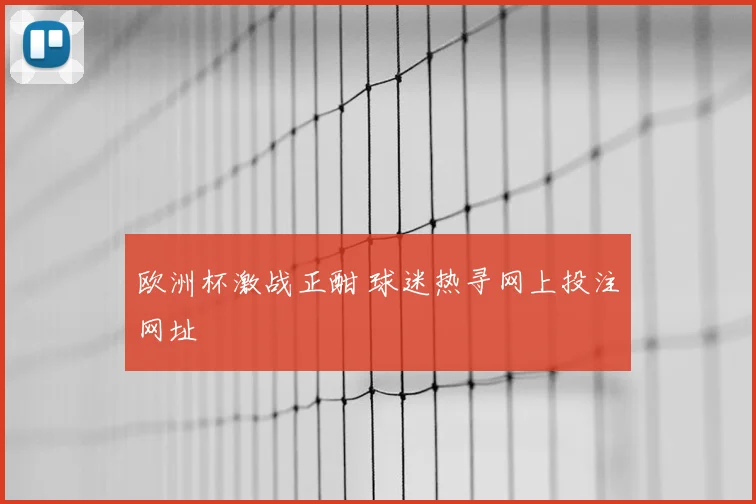 欧洲杯激战正酣 球迷热寻网上投注网址
